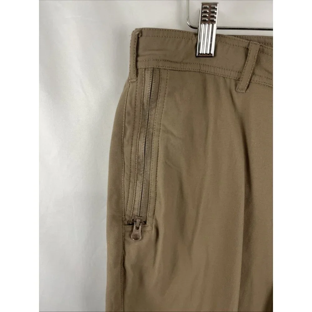 Clothing Arts P-Cubed Pickpocket Proof Beige Nylon Pants Men's Size 34X34 - Picture 3 of 11